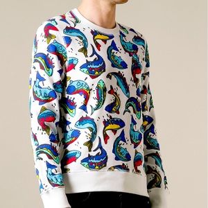 Kenzo Paris Fish Print Sweatshirt